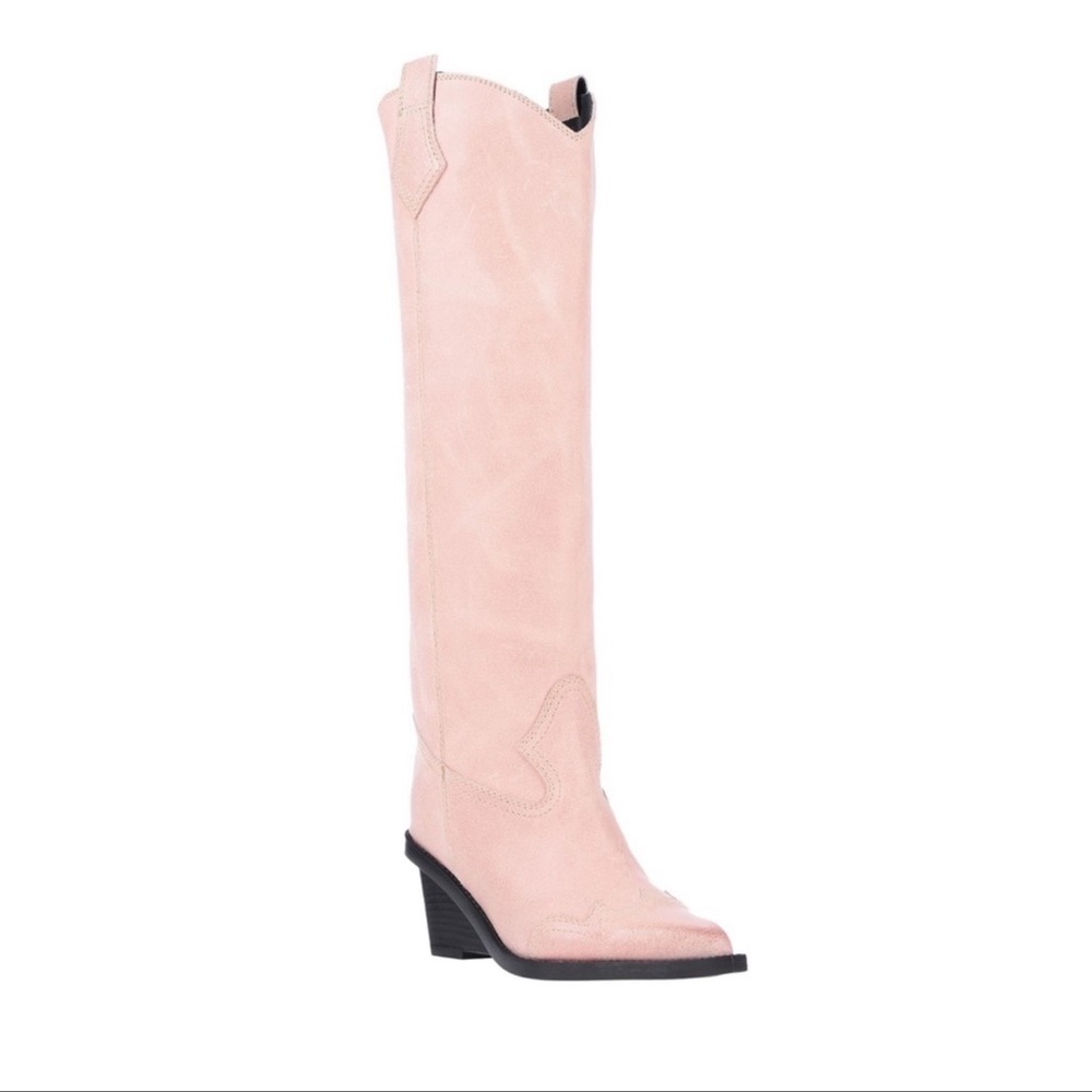NWOT MM6 Maison Martin Margiela Pink Heeled Boots - Picture 4 of 9